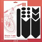 Road MTB Bike Bicycle Sticker Decals Frame/Fork Protection Kit Wear Resistant