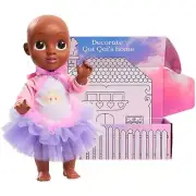 New in Box Qai Qai Doll by Serena Williams Baby Doll with Coloring House Box