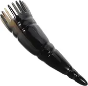 PACKOVE Buffalo Horn Hair Comb Natural Scalp Massager for Hair Conditioning Durable Tool Portable Brush