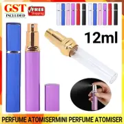 3X 12ml Travel Portable Pump Spray Mini Perfume Atomiser Refillable Scent Bottle