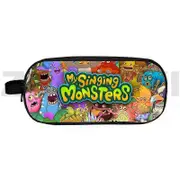 k1063 Trend My Singing Monsters Case Pencil Bag Video Game Cases Cosmetic Organizer School Supplies pxc1063
