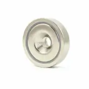 16X Heavy Duty 32mm 25kg Neo Countersunk Shallow Pot Magnet Industrial Latch