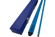 GRAFEX NEON BLUE Graphite multi-weight system Pool Snooker Billiard Cue and Blue Cue Case