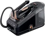 Braun Household CareStyle 7 Pro Steam Generator IS7285BK, Iron with FreeGlide 3D Technology, Smart iCareMode, Vertical Ironing, Anti Drip, Detachable 2L Water Tank, 2700W, Black