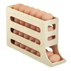 Refrigerator Egg Storage Box Kitchen Egg Box 4 Tier Large Capacity for 30 Eggs