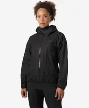 WOMENS VERGLAS 2.5L FASTPACK JACKET, Black | Helly Hansen AU