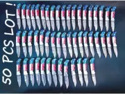 50 PCS LOT!! CUSTOM HANDMADE DAMASCUS STEEL POCKET FOLDING KNIFE W/LEATHER COVER
