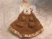 MY PET LOVIE SECURITY BLANKET MOOKIE THE MONKEY FOUFOU BABY FURRY BROWN BLANKEY