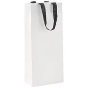 J. Burrows Premium Double Bottle Bags White 6 pack