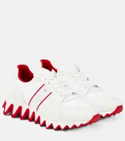[Christian Louboutin] Christian Louboutin Nastroshark Donna leather and canvas sneakers AU 3 white