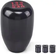 Universal 5-Speed Manual Shifter Knob – Sleek Gear Shift Handle for Manual Transmission Cars – Easy-to-Install Stick Shift Knob with Adapter – Perfect Car Accessory for Smooth Driving