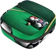 Period Bag,Sanitary Napkin Storage Bag,Billiard Balls Colorful,Tampon Bag for Purse