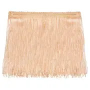 5 Yards 6 Inch Chainette Fringe Trim Tassel Sewing Trim for Clothes, Carnation