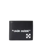 Off-White Wallet Jitney Quote Bi-Fold Wallet One size Black