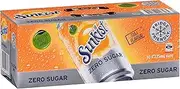 Sunkist Zero Sugar Soft Drink Can 375 ml (Pack of 10)