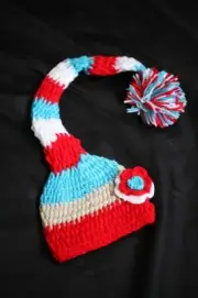 Handmade Knit Crochet Baby Newborn ELF Hat for Photo Props