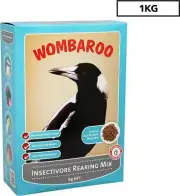 Wombaroo Passwell Insectivore Bird Rearing Mix 1kg AU.