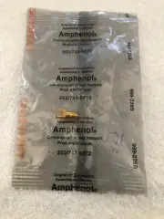 Amphenol PCB Mount Bulkhead SMA Female RF Coaxial Connector - New