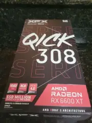 NEW- XFX Speedster QICK 308 BLACK AMD Radeon RX 6600 XT 8GB GDDR6 Graphics Card