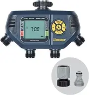 Melnor 65140AMZ 4 Zone Digital Timer, Black, Yellow