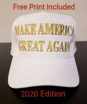Official Donald Trump 2020 Gold President 45 MAGA Hat Make America Great Again