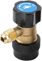 Quick Coupler Adapter, 360 Degree Rotational Car Refrigerant Conversion Fitting, Multi Functional Air Conditioning Tool, Easy Installation for Automotive AC Refrigerant Use