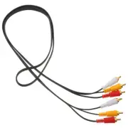 3 Pair Audio Cable Component Cables Headphone Extension Composite Video