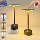 Cordless LED Desk Lamp Touch Dimmable Bar Table Bedside Night Light Rechargeable