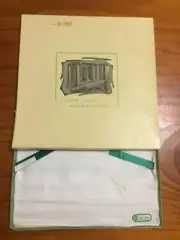 Irish Linen handkerchiefs. Hand rolled linen handkerchiefs.