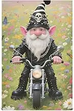 Amooorous Gothic Black Motorcycle Dwarf decorative kitchen hand towels dish clothes for washing dishes (prop2) farmhouse rags reusable accesorios para mesas 28x18in set of 6