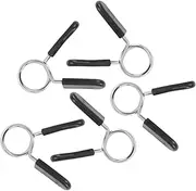 CIYODO 5 Pcs Barbell Spring Clips Dumbbell Spring Clip Collars Barbell Clamp for Exercise Locking Collar Material Professional Gym Accessory
