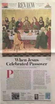 JESUS CELEBRATED EASTER & PASSOVER THE WALL STREET JOURNAL ARTICLE WSJ