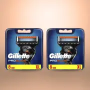 Gillette Fusion5 ProGlide Razor Blades for Men, 8 Refills, Smooth Shave (2-Pack)