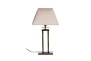 Finnich Classic Table Lamp Fabric Shade - Antique Brass.
