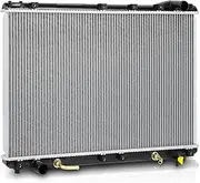 M-AUTO Aluminum Factory Style Radiator Replacement for 1995 1996 95 96 Lexus ES300 Toyota Avalon Camry V6 Automatic Transmission DPI 1746