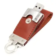 16GB Portable Leather Mirco USB2.0 OTG Flash Drive U Disk