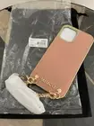 Mimco Classico Case with Chain Cross Body for iPhone 12/12 Pro Almond RRP 129