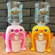Childrens mini water dispenser toy fun little yellow duck Hot H4