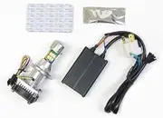 Protec 65002 LED Headlight Bulb (H4-Hi/Lo 30w 6000K) Universal Long Heatsink