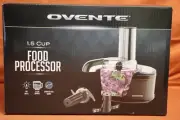 Ovente Mini Electric Food Processor Smoothies, Vegetables, Salad 1.5 Cup. Z1010
