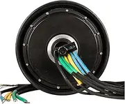FSNEODYV Electric Bicycle Kit, E-Bike BLDC Wheel Hub Motor 12x3.5 inch 8000W 60-120 km/h 72V-96V 60H Black