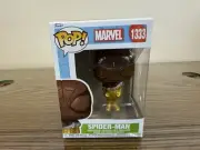 Funko Pop Marvel Chocolate Spider-Man #1333 With Protector Easter Spider-Man