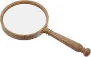 VALICLUD Vintage Grain Magnifying Glass with Magnification Lightweight Handheld Tool for Seniors and Outdoor Reading for Jewelry Appraisal and Map Navigation