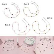 Glasses chain Glasses Strap Holder Fashion Beads Lovely Eyewear Chain for Women