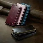 For Samsung Galaxy Z Fold 6/5/4 Fold 3 Magnetic Leather Zipper Case Stand Cover