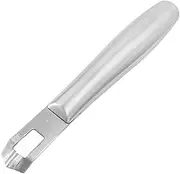 Citrus Orange Lemon Zester Peeler Grater, Lemon Stainless Steel Zester Grater，Lemon Zest Peeler Tool Zester for Cocktails Stainless Steel Multifunctional Kitchen Gadget (Silver)