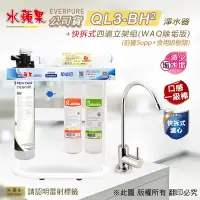 在飛比找Yahoo奇摩購物中心優惠-【水蘋果】Everpure QL3-BH2 快拆式四道立架組