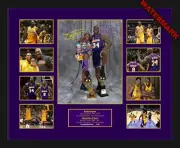 SHAQUILLE O'NEAL & KOBE BRYANT LIMITED EDITION OF 100 ONLY SIGNED MEMORABILIA
