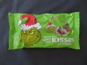 (1) Hershey's How The Grinch Stole Grinchmas Kisses Milk Chocolate 7.8 Oz ^O