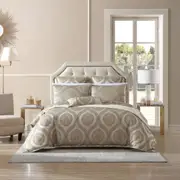 Davinci Sistine Gold Duvet Doona Quilt Cover- Queen Size